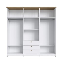Guarda-roupa 6 Portas e 3 Gavetas Americano - 6