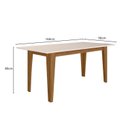 Ver imagem 2 de Mesa de Jantar Retangular 6 Lugares 160cm sem Cadeiras Liz Poliman Móveis