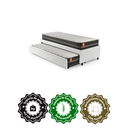 Ver imagem 5 de Bicama Box Solteiro Courino Linho Branco 88x188 com Colchão Bogotá Molas Ultralastic Inducol