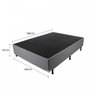 Base Box Casal 43x138x188cm Luckspuma Colchões - 2