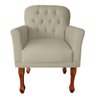 Poltrona Stephany Super Confortável Consultório Psicológico - Suede - Sv Decor:bege - 1
