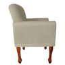 Poltrona Stephany Super Confortável Consultório Psicológico - Suede - Sv Decor:bege - 2