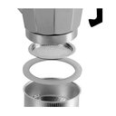 Ver imagem 4 de 3x Anel Reparo Borracha Bialetti Vedação Moka Express 1 Xíc