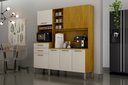 Ver imagem 3 de Kitão New Lion 179 cm com 7 Portas e 2 Gavetas Cinamono/Off White