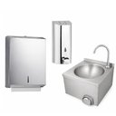Ver imagem 1 de Kit Higienização Frigopro Pia de Inox + Saboneteira +dispenser