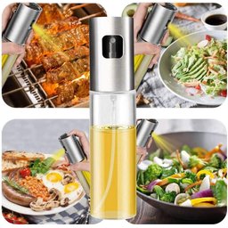 Borrifador Spray para Azeite, Óleo, Shoyo, Vinagre, Etc - Vidro e Inox- 100ml - 8