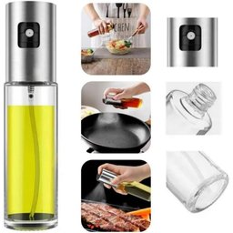 Borrifador Spray para Azeite, Óleo, Shoyo, Vinagre, Etc - Vidro e Inox- 100ml - 5