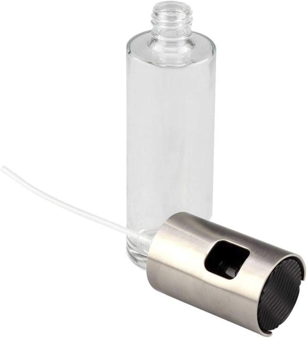 Borrifador Spray para Azeite, Óleo, Shoyo, Vinagre, Etc - Vidro e Inox- 100ml - 2