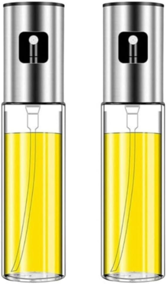 Borrifador Spray para Azeite, Óleo, Shoyo, Vinagre, Etc - Vidro e Inox- 100ml