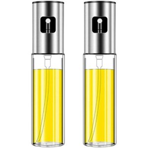 Borrifador Spray para Azeite, Óleo, Shoyo, Vinagre, Etc - Vidro e Inox- 100ml