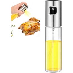 Borrifador Spray para Azeite, Óleo, Shoyo, Vinagre, Etc - Vidro e Inox- 100ml - 6