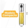 Borrifador Spray para Azeite, Óleo, Shoyo, Vinagre, Etc - Vidro e Inox- 100ml - 4