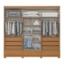 Ver imagem 3 de Guarda Roupa Casal 6 Portas 9 Gavetas 100% MDF Imperial Henn