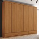 Ver imagem 1 de Guarda Roupa Casal 6 Portas 9 Gavetas 100% MDF Imperial Henn