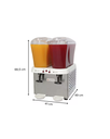 Ver imagem 2 de Refresqueira Máquina de Suco 2 Cuba 16 L - Rv-216 Venancio