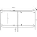 Ver imagem 7 de Kit Aparador Decorativo Para Sala Estar Industrial com Mesa de Centro Nord L05 Preto - Lyam Decor