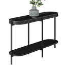 Ver imagem 3 de Kit Aparador Decorativo Para Sala Estar Industrial com Mesa de Centro Nord L05 Preto - Lyam Decor