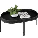Ver imagem 4 de Kit Aparador Decorativo Para Sala Estar Industrial com Mesa de Centro Nord L05 Preto - Lyam Decor