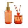 Porta Sabonete Líquido e Difusor com 3 Palitos Laranja Rojemac - 1
