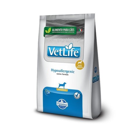 Ração Vet Life Hipoallergenic Mini Cães Adult Raças P 10.1Kg