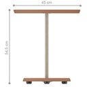 Ver imagem 4 de Mesa de Apoio Lateral Oval Bel - 100% Mdf Terracota
