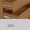 Ver imagem 6 de Guarda Roupa Casal 4 Portas e 4 Gavetas Florida - Amêndola Touch/off White