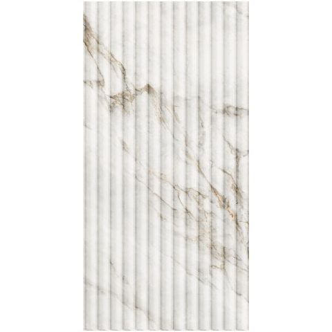 Revestimento Canel Marmo Perla Acetinado Relevo Esmaltado Retificado 45,0x90,0 - Biancogres ( L0 B.5
