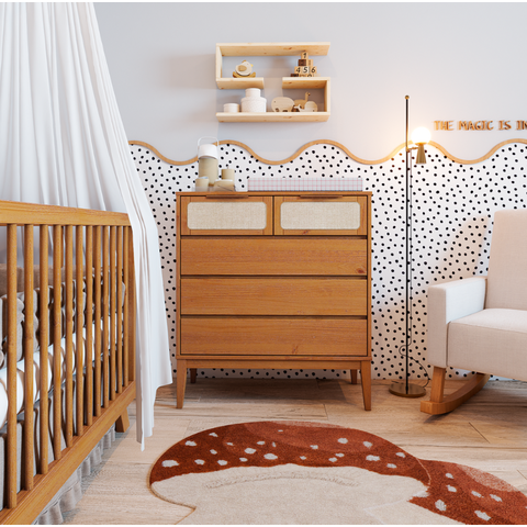 Cômoda 5 Gavetas Madeira Maciça Viena