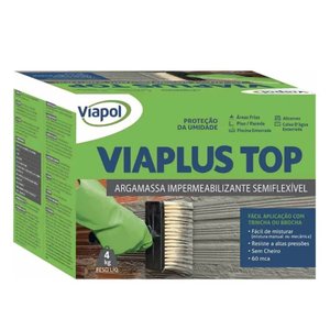 Impermeabilizante Vedaja Viaplus 1000 Caixa 4 Kg - Viapol