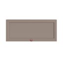 Ver imagem 2 de Armário Aéreo Geladeira 80cm 1 Porta Basculante Unna Cinza/Gris