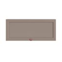 Ver imagem 2 de Armário Aéreo Geladeira 80cm 1 Porta Basculante Unna Cinza/Gris