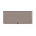 Ver imagem 2 de Armário Aéreo Geladeira 80cm 1 Porta Basculante Unna Cinza/Gris