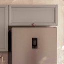 Ver imagem 1 de Armário Aéreo Geladeira 80cm 1 Porta Basculante Unna Cinza/Gris