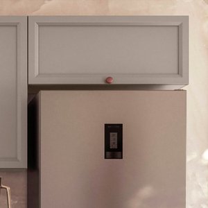 Armário Aéreo Geladeira 80cm 1 Porta Basculante Unna