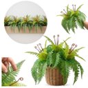 Ver imagem 6 de 12 Plantas Artificiais Samambaia 40cm Decorativa Realista para Interiores e Eventos