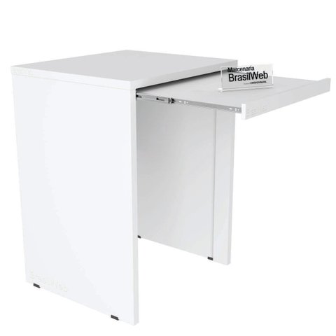 Bancada Balcão para Embutir Lava e Seca Prateleira Retrátil