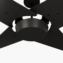 Ver imagem 2 de Ventilador de Teto com Controle Remoto Natuvent Callis no Light 4 Pás Madeira Preto 220v