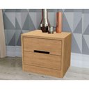 Ver imagem 1 de Mesa Cabeceira Infantil S822 C/ 2 Gavetas Canela - Kappesberg