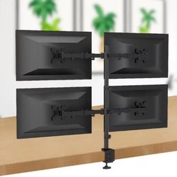 Suporte 4 Monitores Articulado Gamer Tv Braço Mesa Bancada Estudio Podcast Completo Ajustavel - 7