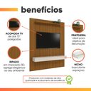 Ver imagem 5 de Painel para Tv até 75 Polegadas Ripado Impressão 3d Egeo com Nicho 1,80m Cedo Off White Edn