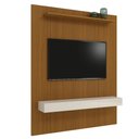 Ver imagem 1 de Painel para Tv até 75 Polegadas Ripado Impressão 3d Egeo com Nicho 1,80m Cedo Off White Edn
