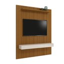Ver imagem 2 de Painel para Tv até 75 Polegadas Ripado Impressão 3d Egeo com Nicho 1,80m Cedo Off White Edn