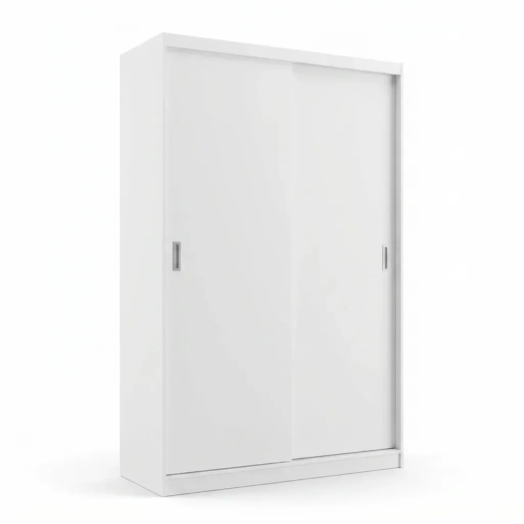 Ver imagem 6 de Guarda-Roupa Solteiro 2 Portas de Correr 2 Gavetas MDFMM771 Espresso Móveis Branco