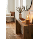 Ver imagem 5 de Luminária Abajur de Mesa Mine em Madeira Minimalista