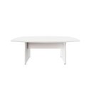Ver imagem 4 de Mesa de Reunião Orgânica 2m Pés Painel Escritório F5 Office Cor:Branco