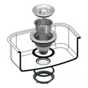 Ver imagem 7 de Válvula Pia Cozinha 4 1/2 Inox 304 com Cesto Removível Ralo - Brinovar
