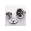 Ver imagem 4 de Válvula Pia Cozinha 4 1/2 Inox 304 com Cesto Removível Ralo - Brinovar