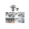 Válvula Pia Cozinha 4 1/2 Inox 304 com Cesto Removível Ralo - Brinovar - 5