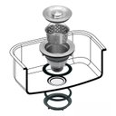 Ver imagem 6 de Válvula Pia Cozinha 4 1/2 Inox 304 com Cesto Removível Ralo - Brinovar