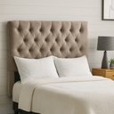 Ver imagem 2 de Cabeceira para Cama Casal Larissa Sued Taupe Cappucino Idf Decor